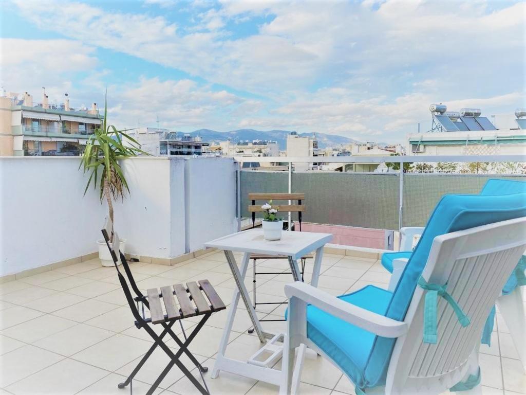 Konstantinou Apartment - Smart & Roof Top Terrace Athen Exterior foto